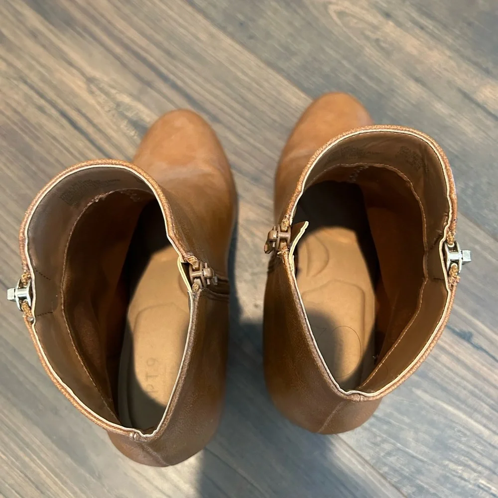 Apt 9 Women’s Brown ankle boots booties size 9 - Picture 6 of 6
